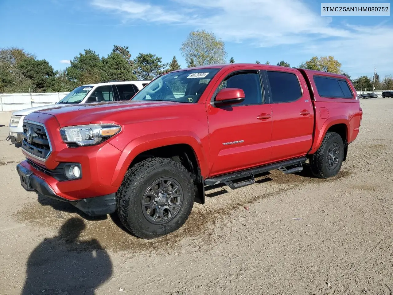 3TMCZ5AN1HM080752 2017 Toyo Tacoma Sr5 Double Ca