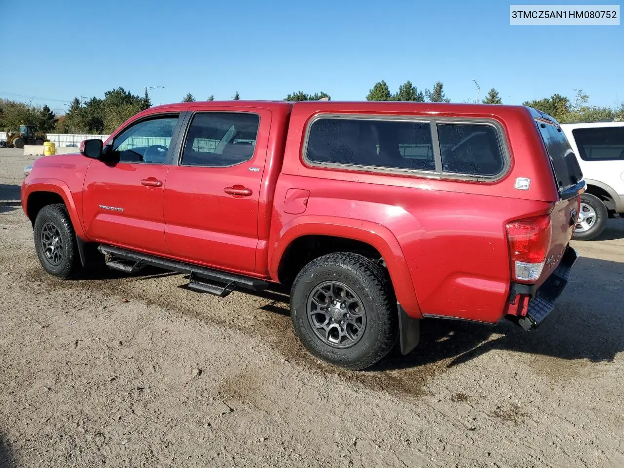 3TMCZ5AN1HM080752 2017 Toyo Tacoma Sr5 Double Ca