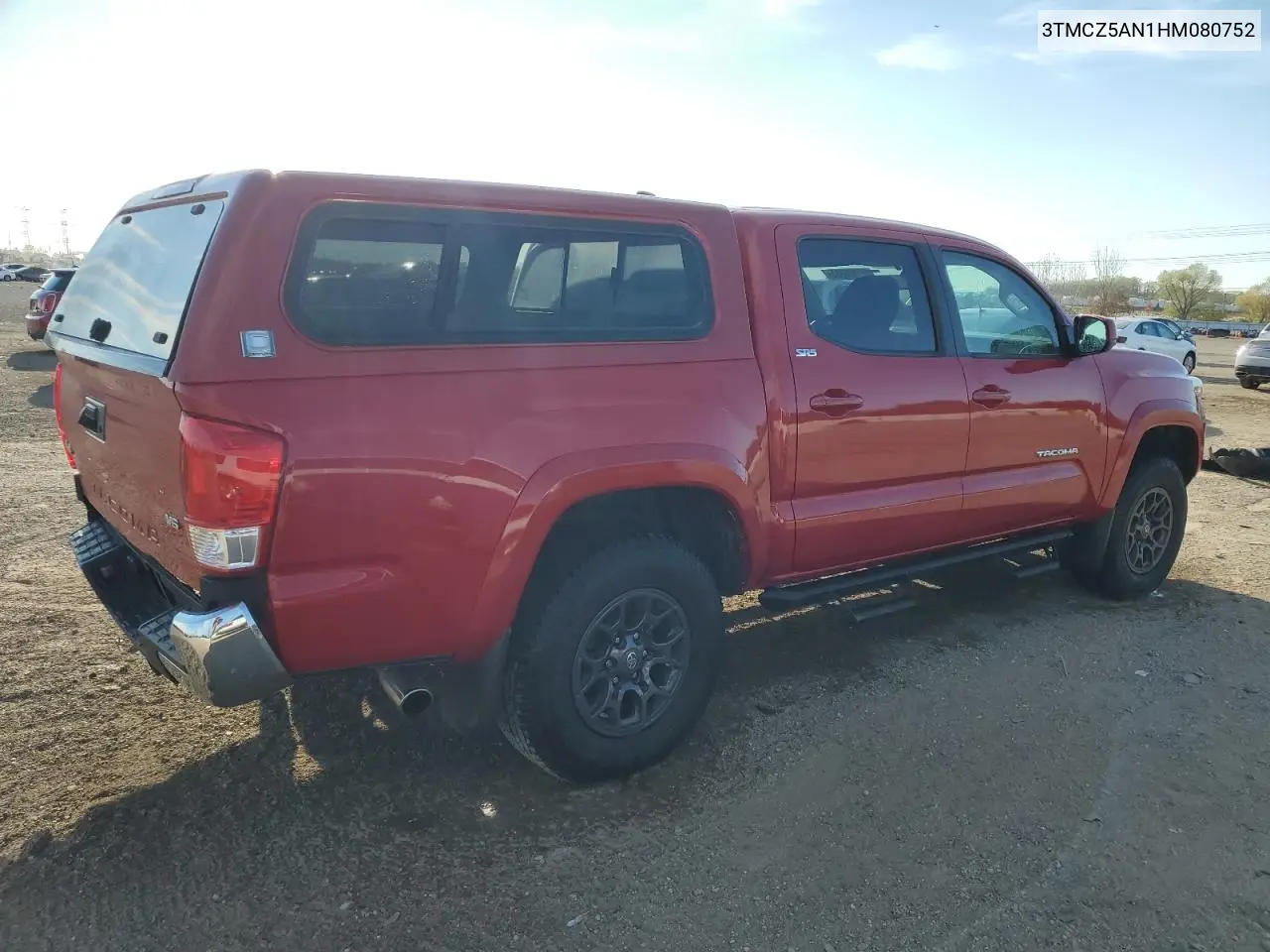 3TMCZ5AN1HM080752 2017 Toyo Tacoma Sr5 Double Ca