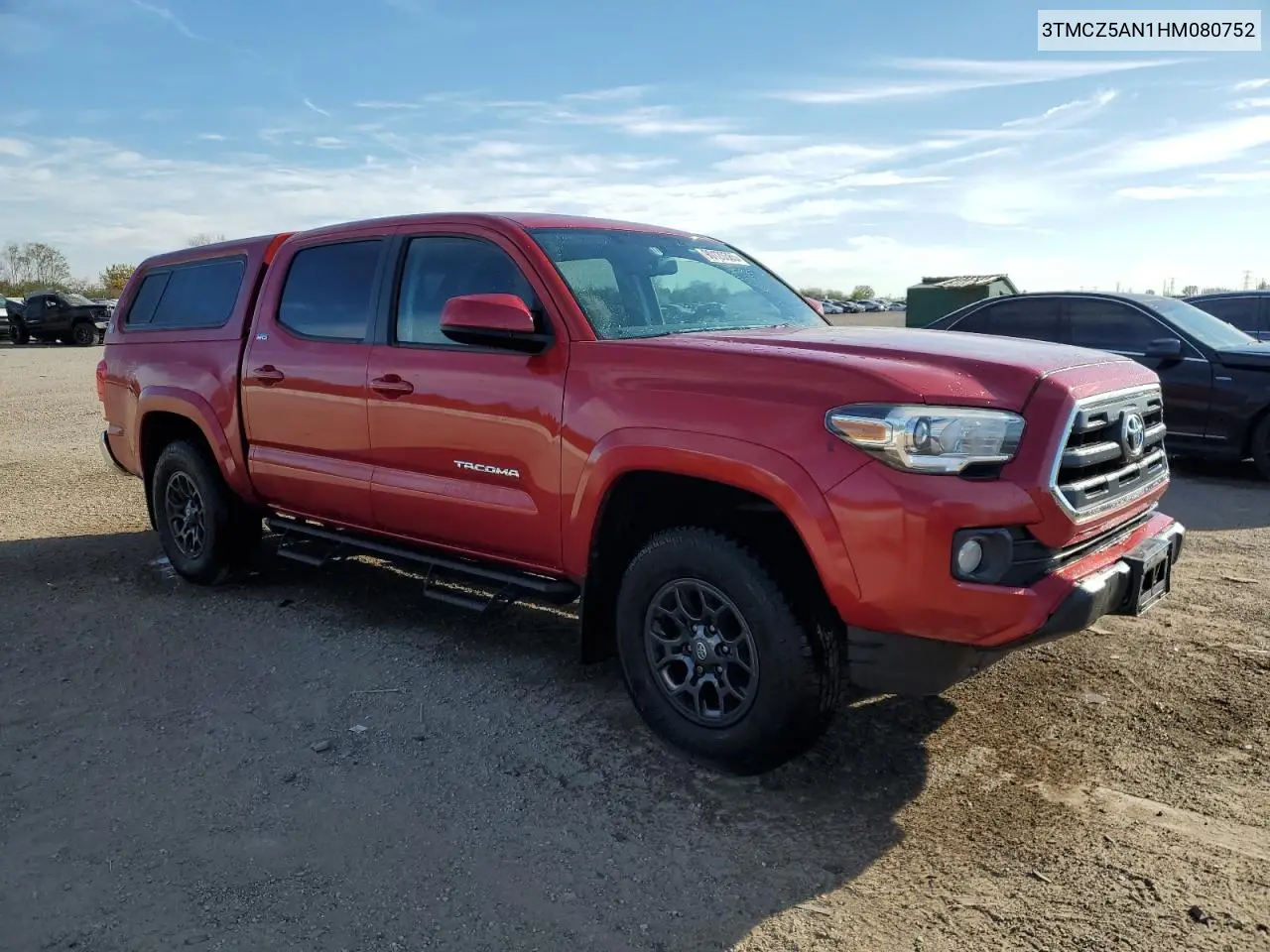 3TMCZ5AN1HM080752 2017 Toyo Tacoma Sr5 Double Ca