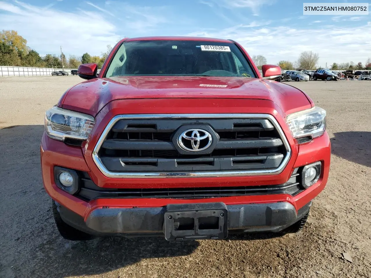 3TMCZ5AN1HM080752 2017 Toyo Tacoma Sr5 Double Ca