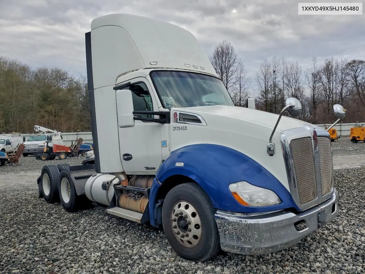 2017 Kenworth T680 Semi Truck VIN: 1XKYD49X5HJ145480 Lot: 96101965