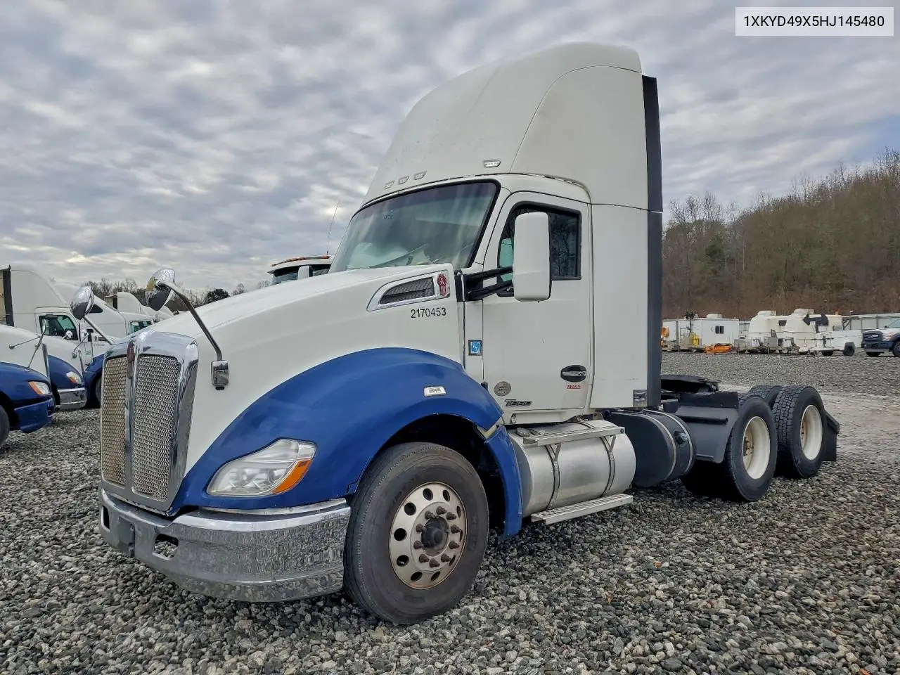 2017 Kenworth T680 Semi Truck VIN: 1XKYD49X5HJ145480 Lot: 96101965
