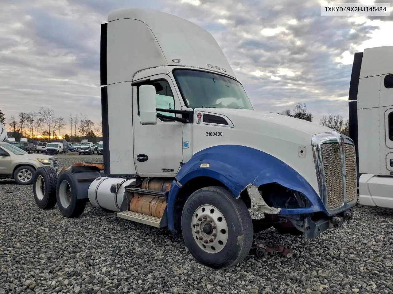 2017 Kenworth T680 Semi Truck VIN: 1XKYD49X2HJ145484 Lot: 96166545