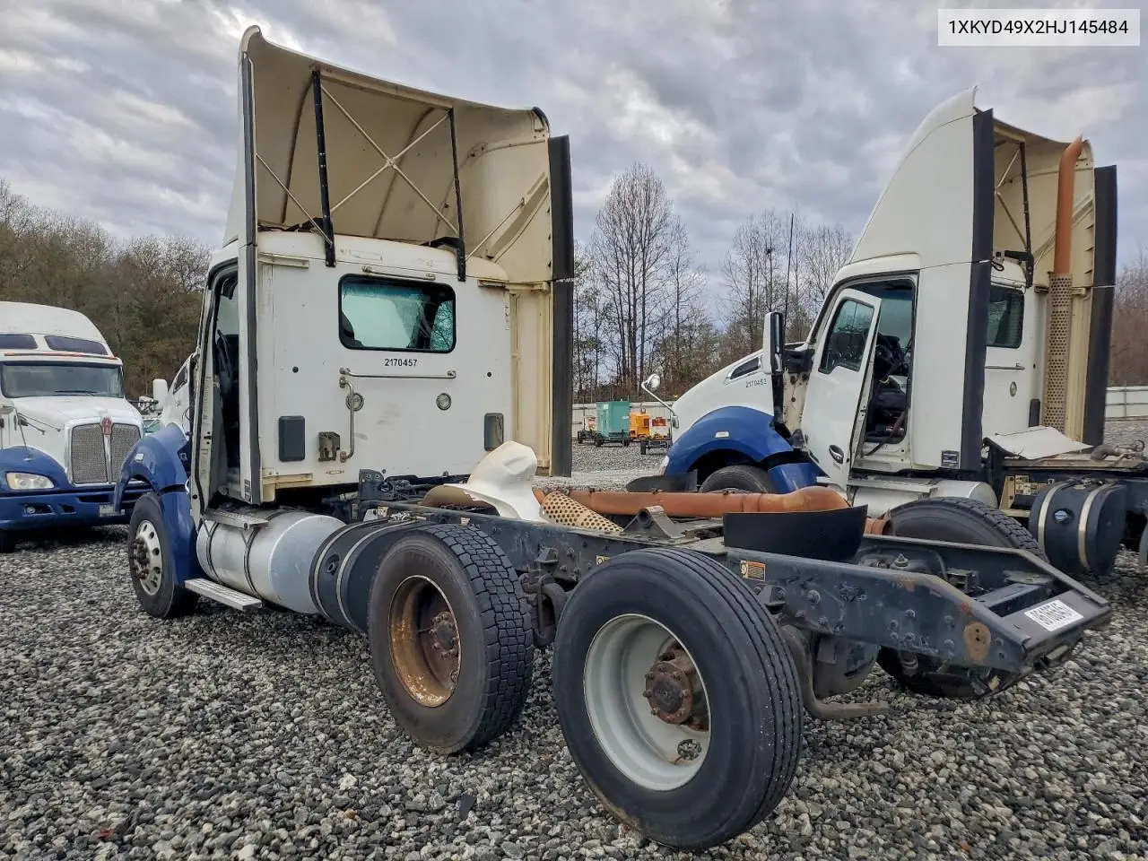 2017 Kenworth T680 Semi Truck VIN: 1XKYD49X2HJ145484 Lot: 96166545