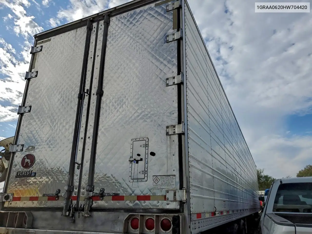 2017 Great Dane Refrigerated Van Trailer VIN: 1GRAA0620HW704420 Lot: 96389945
