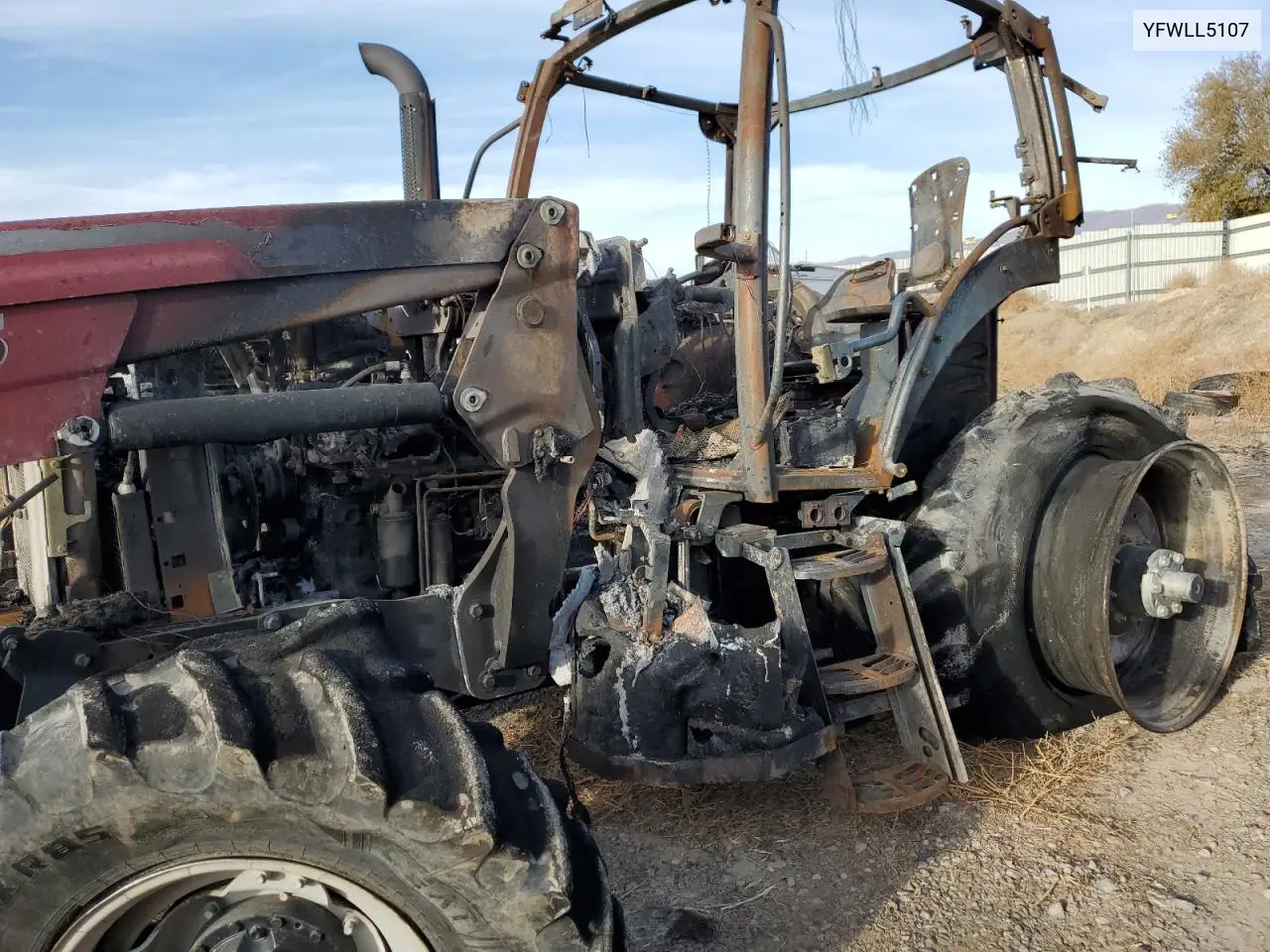 2018 Case Ih Mfwd Tractor VIN: YFWLL5107 Lot: 85411115