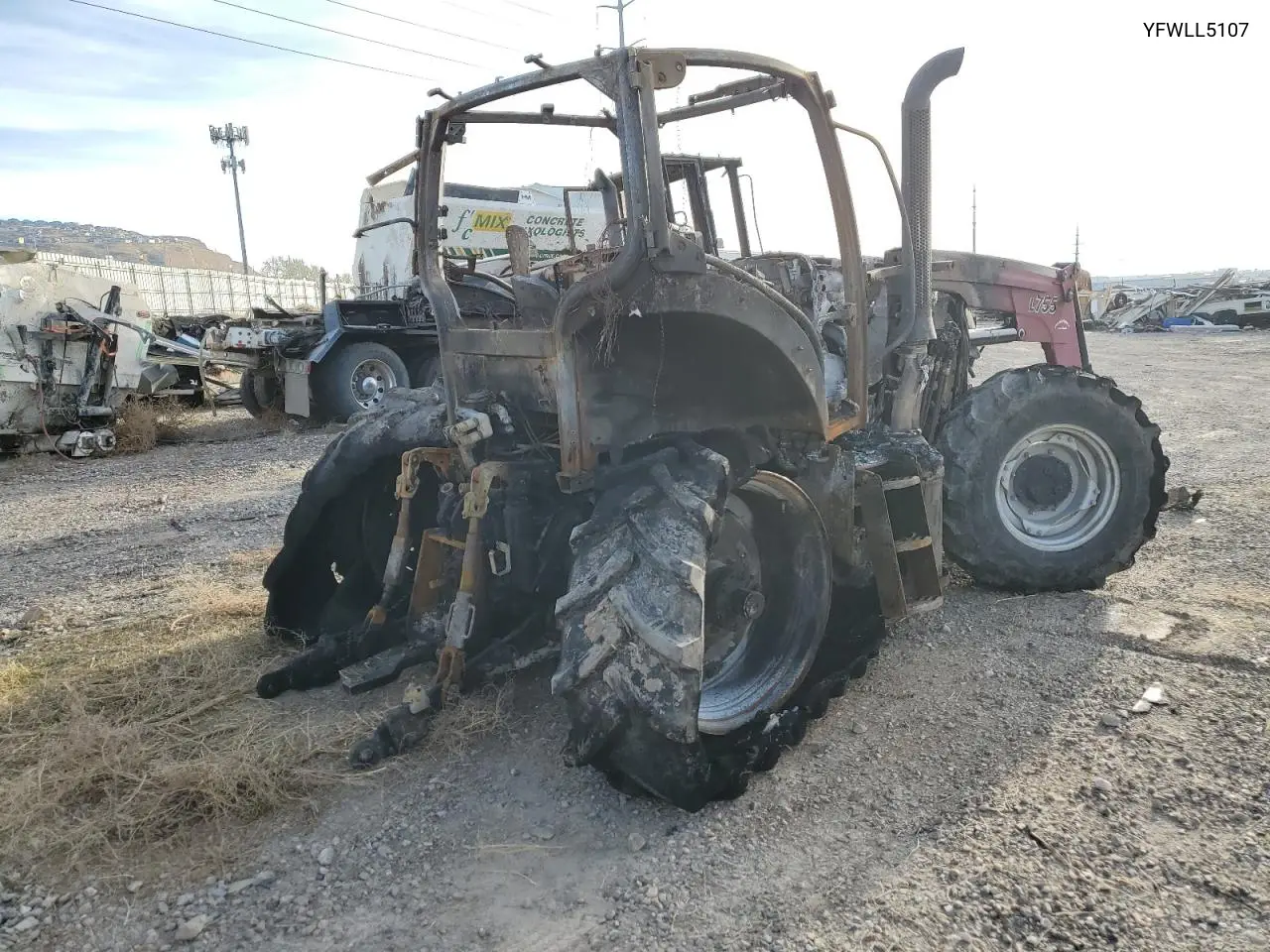 2018 Case Ih Mfwd Tractor VIN: YFWLL5107 Lot: 85411115