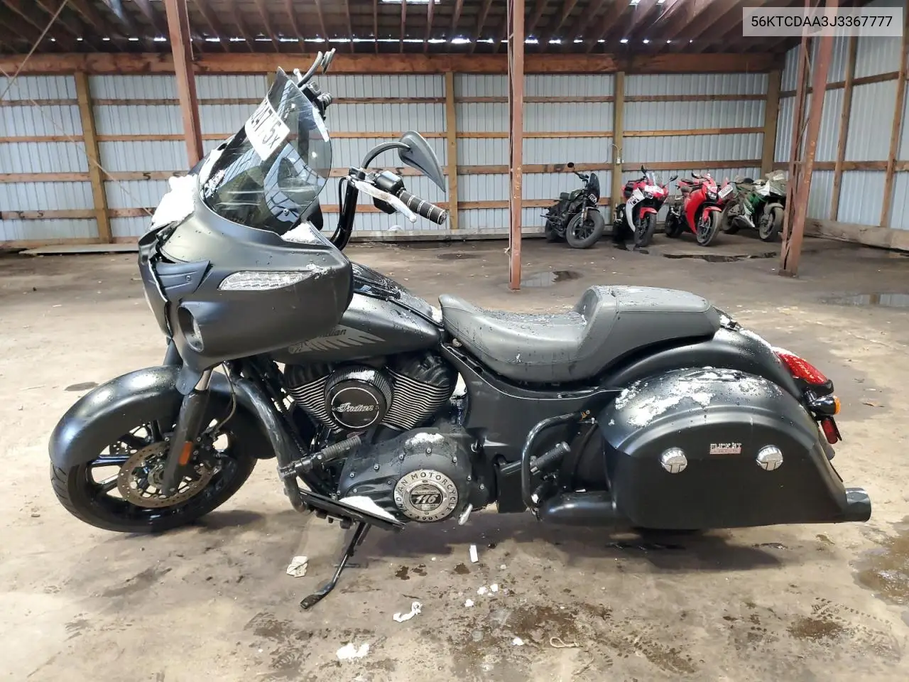 56KTCDAA3J3367777 2018 Indian Motorcycle Co. Chieftain Dark Horse
