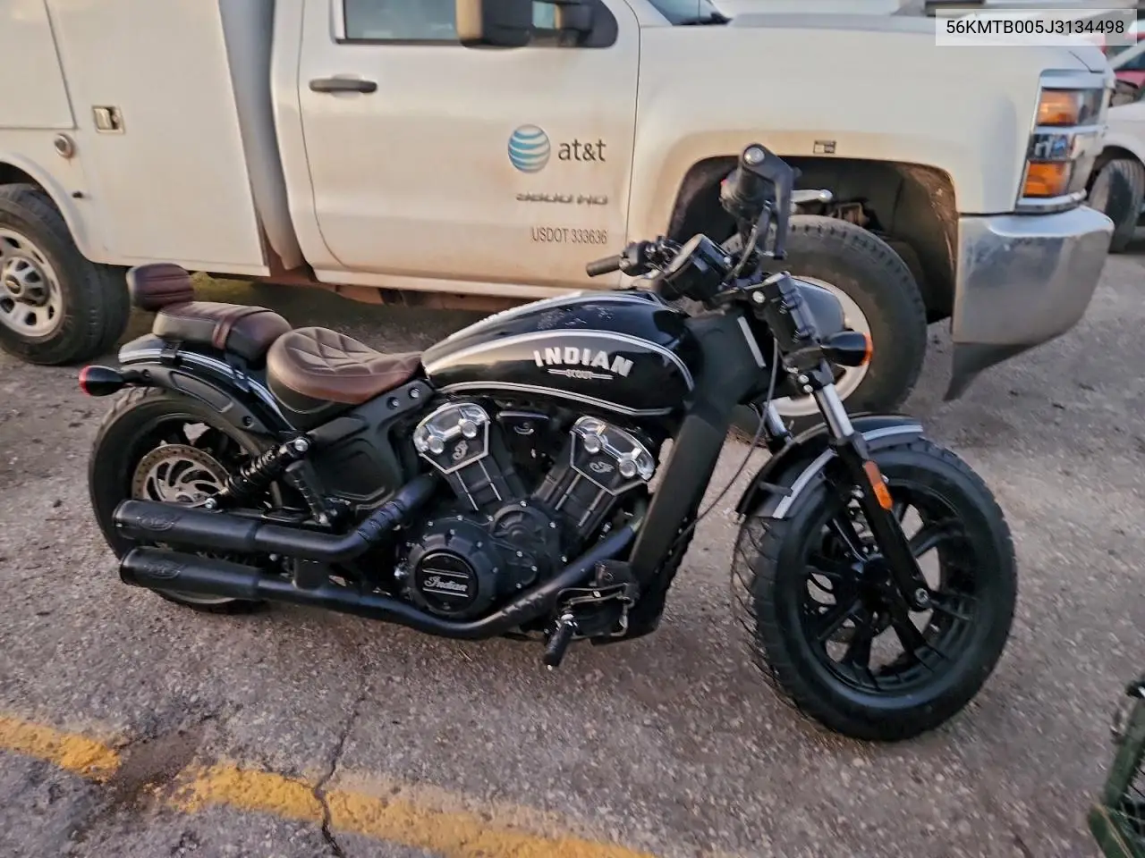 56KMTB005J3134498 2018 Indian Motorcycle Co. Scout Bobber