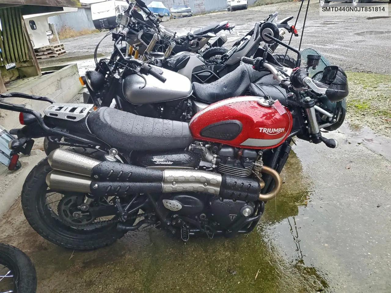 SMTD44GN0JT851814 2018 Triumph Motorcycle Street Scrambler
