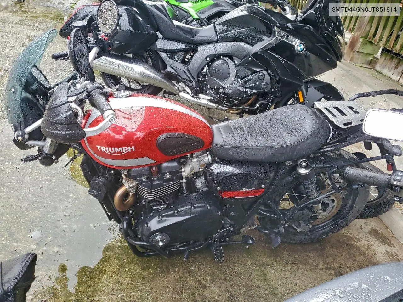 SMTD44GN0JT851814 2018 Triumph Motorcycle Street Scrambler