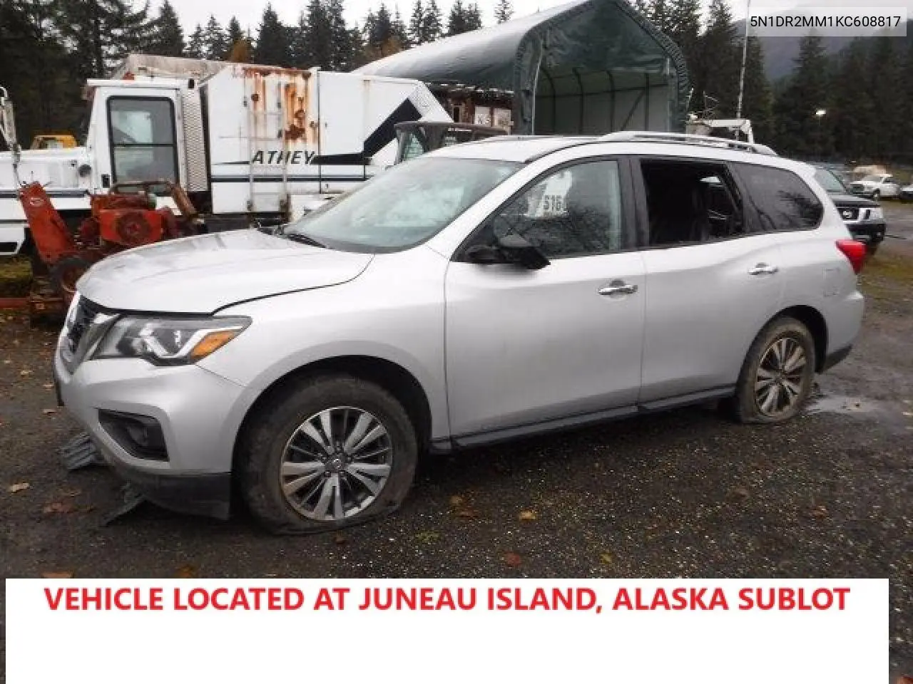 5N1DR2MM1KC608817 2019 Nissan Pathfinder S