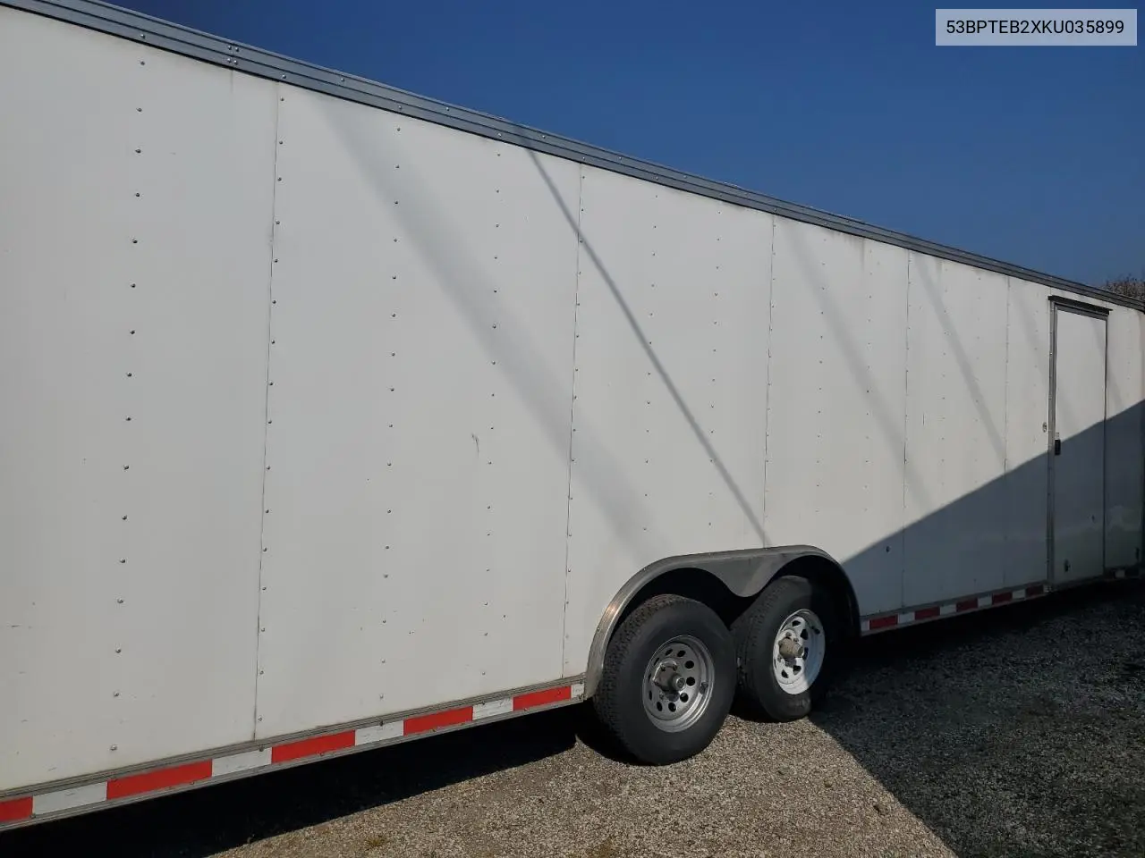 2019 Lgs Jv85X28Te3 Enclosed Cargo Trailer VIN: 53BPTEB2XKU035899 Lot: 71593915
