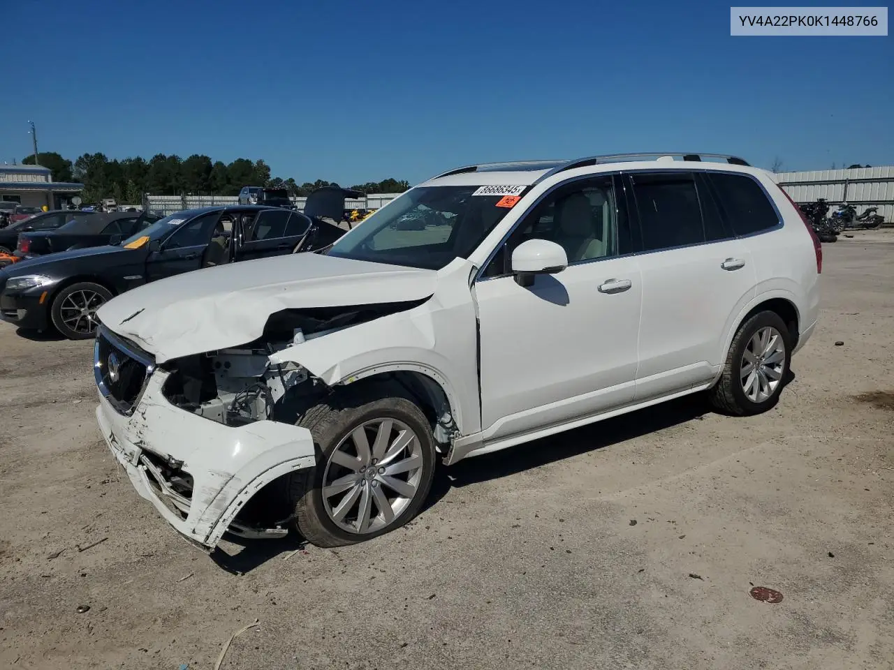 YV4A22PK0K1448766 2019 Volvo Xc90 T6 Momentum