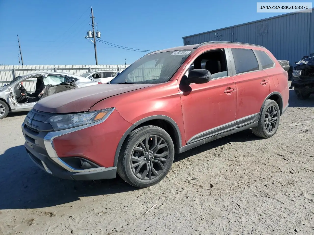 JA4AZ3A33KZ053370 2019 Mits Outlander Es/Se/Le/S