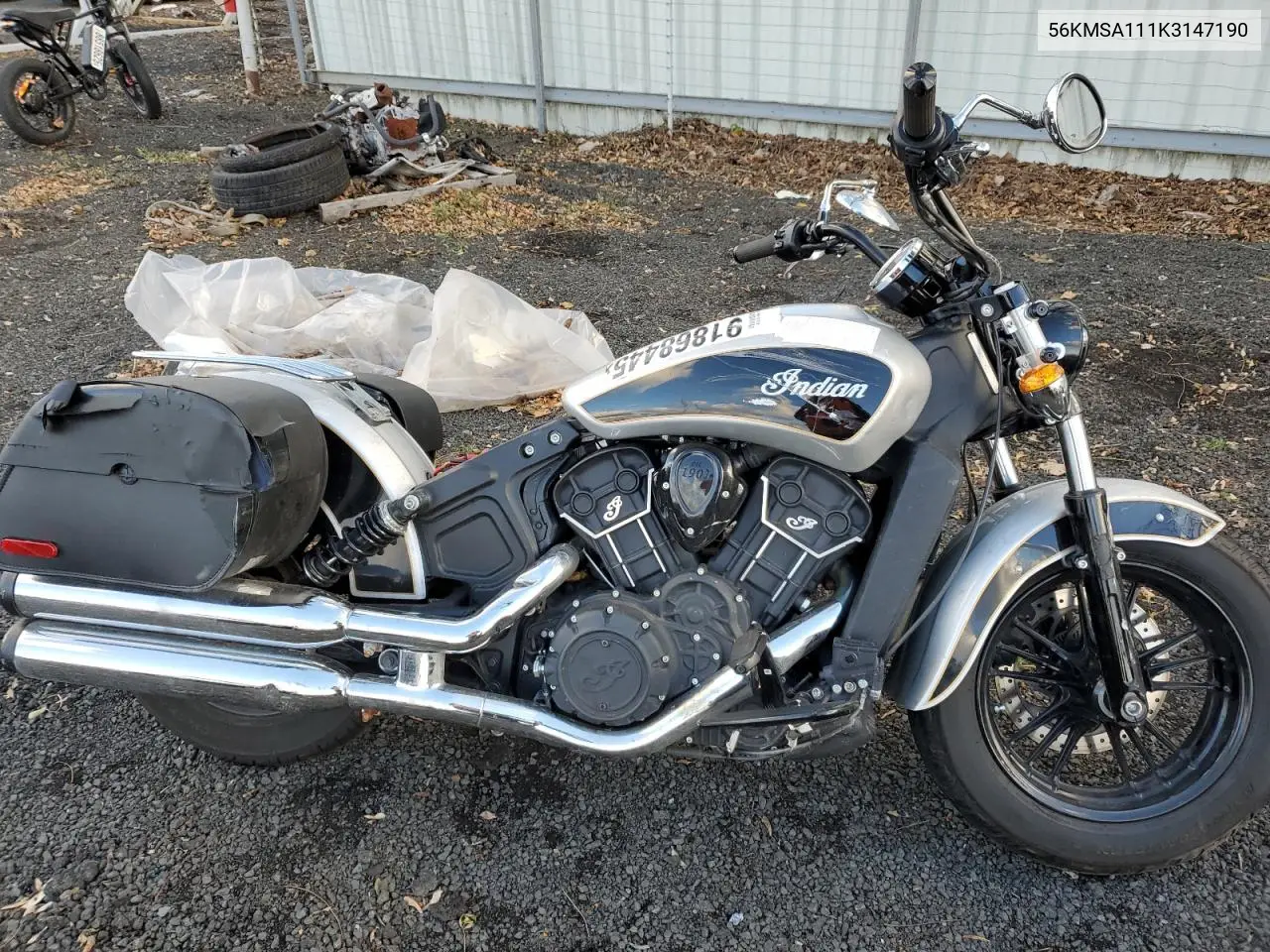 56KMSA111K3147190 2019 Indian Motorcycle Co. Scout Sixty Abs