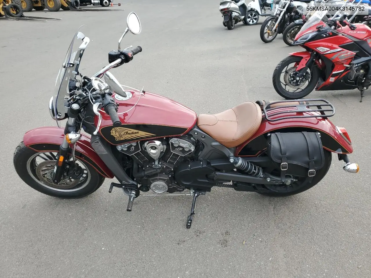 56KMSA004K3145782 2019 Indian Motorcycle Co. Scout Abs
