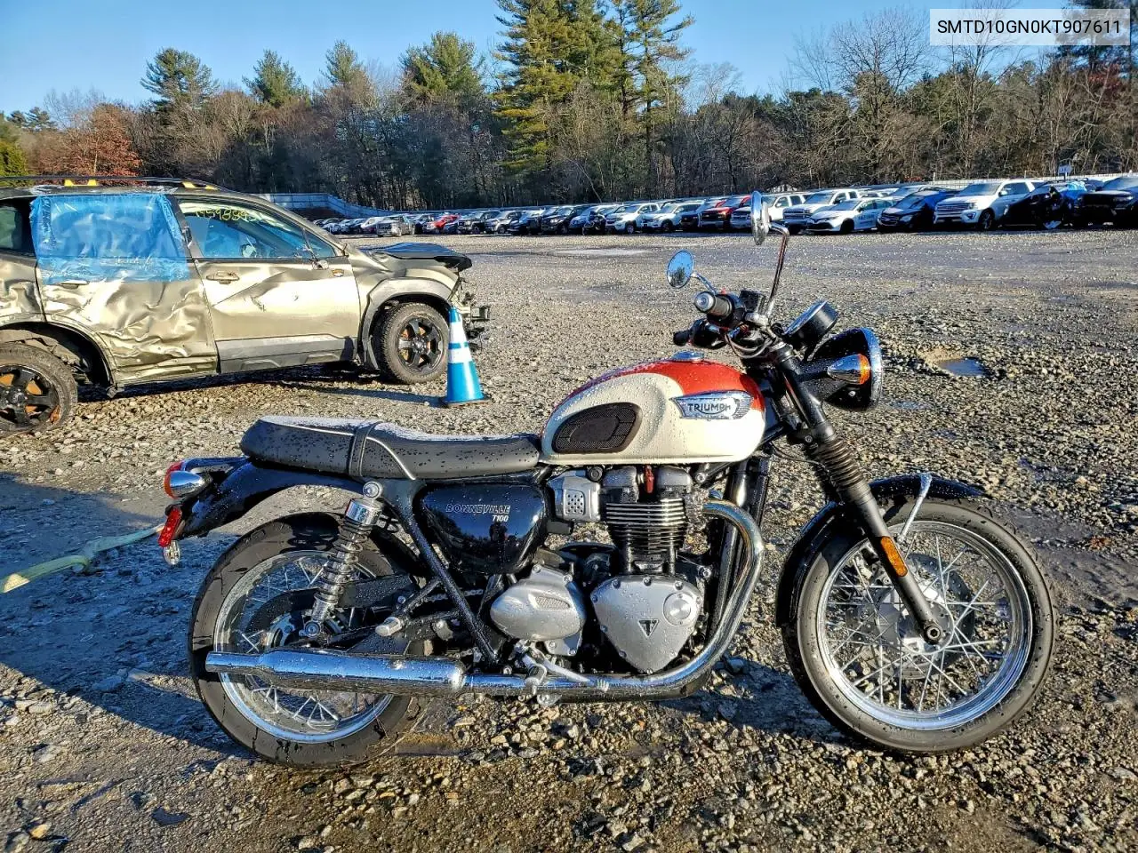 SMTD10GN0KT907611 2019 Triumph Motorcycle Bonneville T100