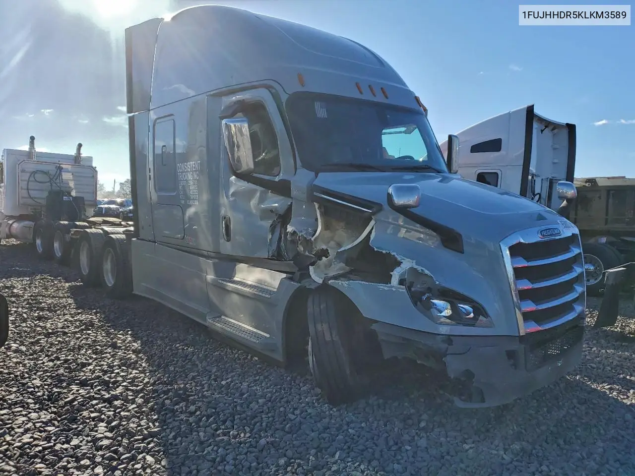 2019 Freightliner Cascadia 126 Semi Truck VIN: 1FUJHHDR5KLKM3589 Lot: 95800745