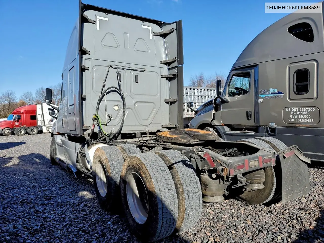 2019 Freightliner Cascadia 126 Semi Truck VIN: 1FUJHHDR5KLKM3589 Lot: 95800745