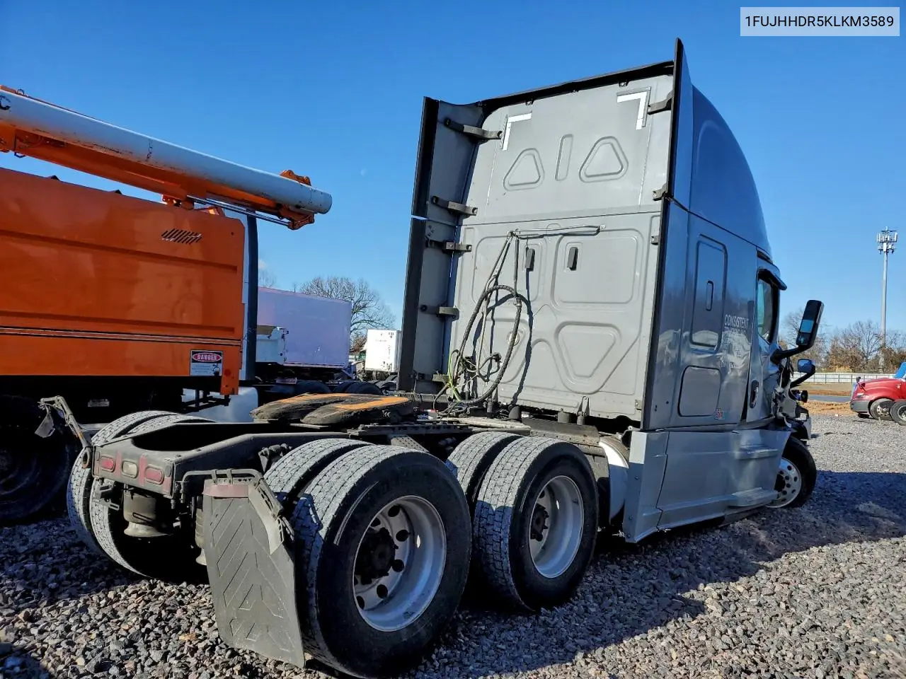 2019 Freightliner Cascadia 126 Semi Truck VIN: 1FUJHHDR5KLKM3589 Lot: 95800745