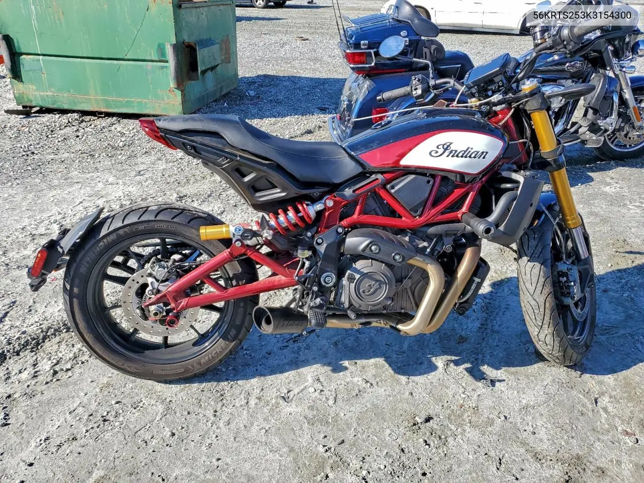 56KRTS253K3154300 2019 Indian Motorcycle Co. Ftr 1200 S Race Replica