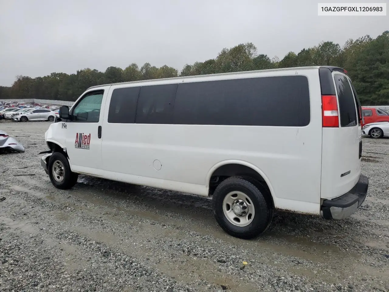 1GAZGPFGXL1206983 2020 Chev Express G3500