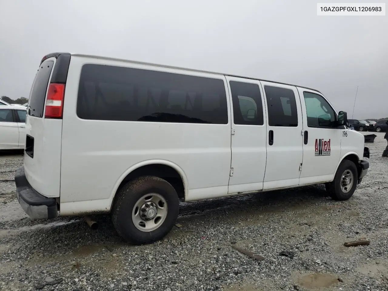 1GAZGPFGXL1206983 2020 Chev Express G3500