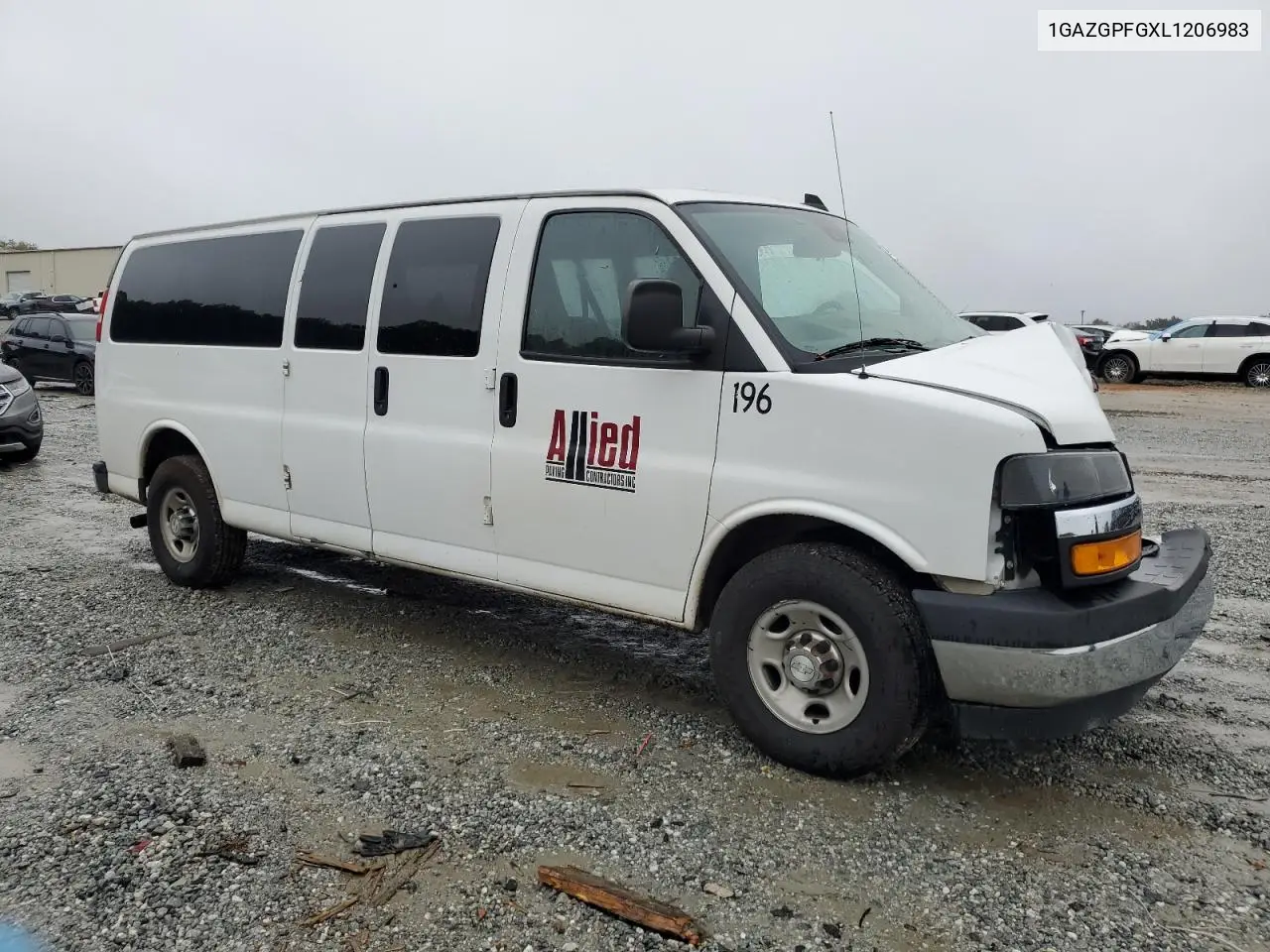 1GAZGPFGXL1206983 2020 Chev Express G3500