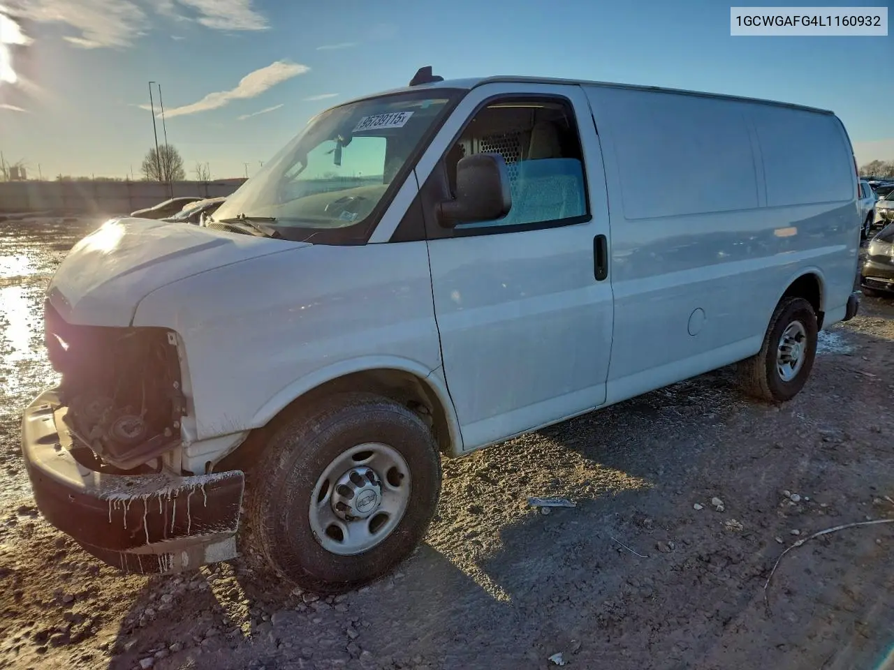 1GCWGAFG4L1160932 2020 Chev Express Cargo 2500