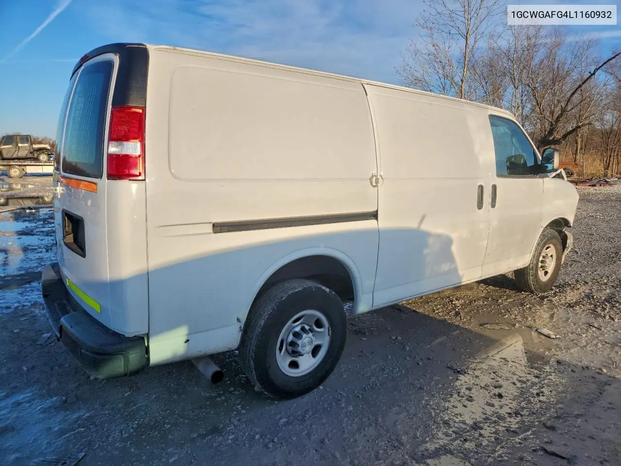 1GCWGAFG4L1160932 2020 Chev Express Cargo 2500