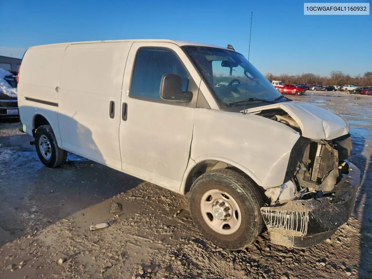1GCWGAFG4L1160932 2020 Chev Express Cargo 2500