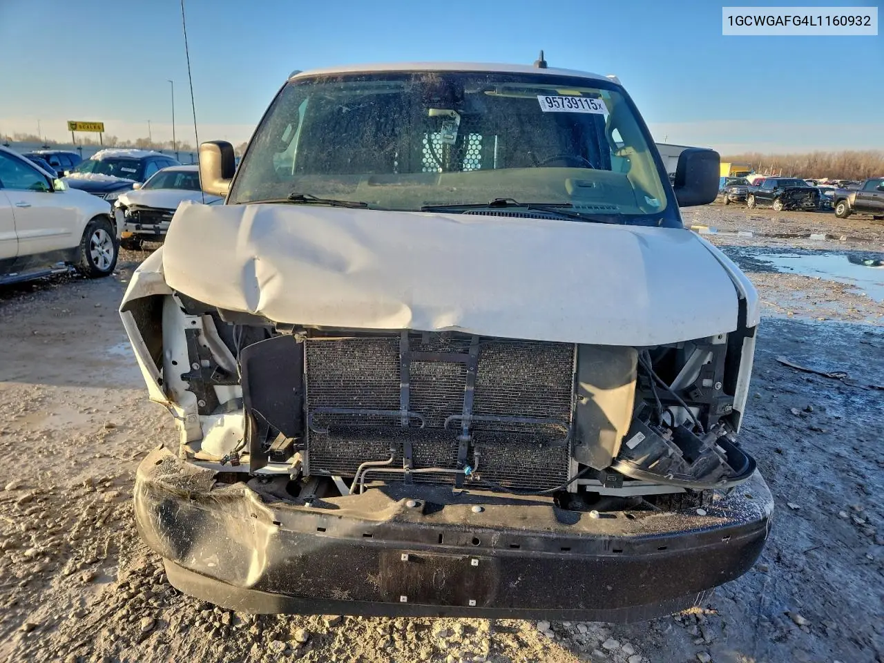1GCWGAFG4L1160932 2020 Chev Express Cargo 2500