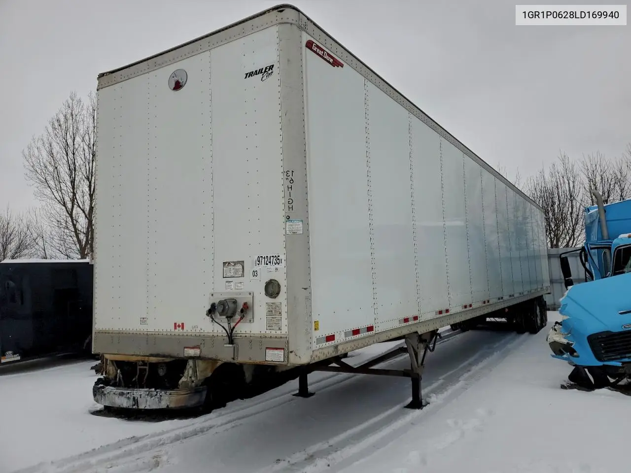 2020 Great Dane Trailer - Dry Van Trailer VIN: 1GR1P0628LD169940 Lot: 97124735
