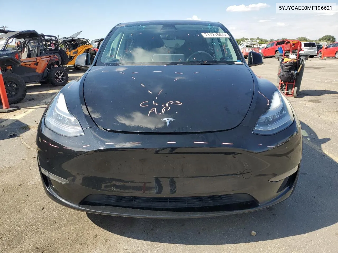 5YJYGAEE0MF196621 2021 Tesla Model Y