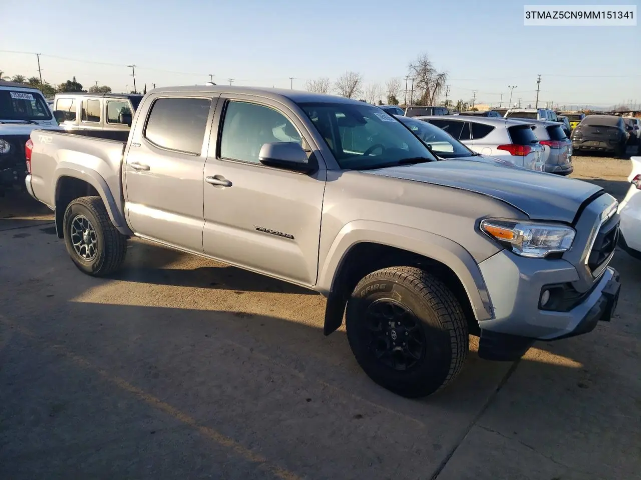 3TMAZ5CN9MM151341 2021 Toyota Tacoma Double Cab