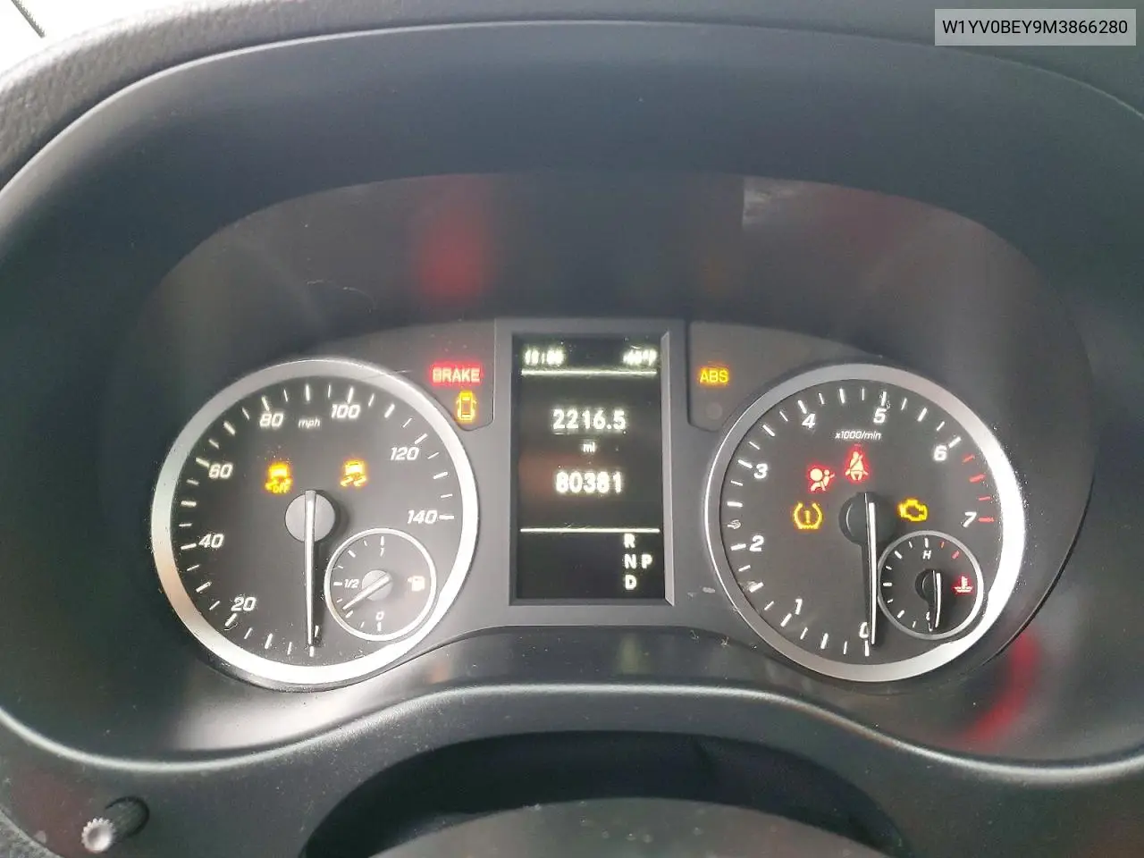 W1YV0BEY9M3866280 2021 Mercedes Benz Metris