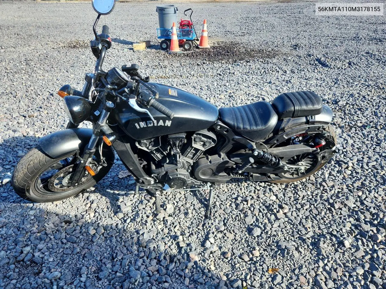 56KMTA110M3178155 2021 Indian Motorcycle Co. Scout Bobber Sixty Abs