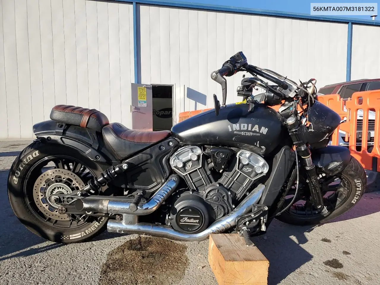 56KMTA007M3181322 2021 Indian Motorcycle Co. Scout Bobber Abs