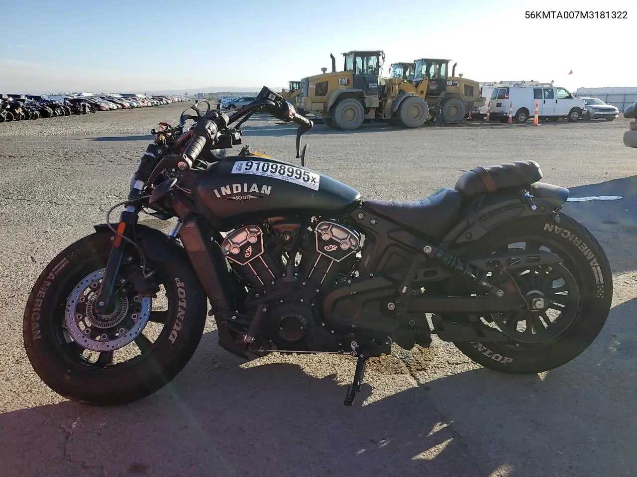56KMTA007M3181322 2021 Indian Motorcycle Co. Scout Bobber Abs