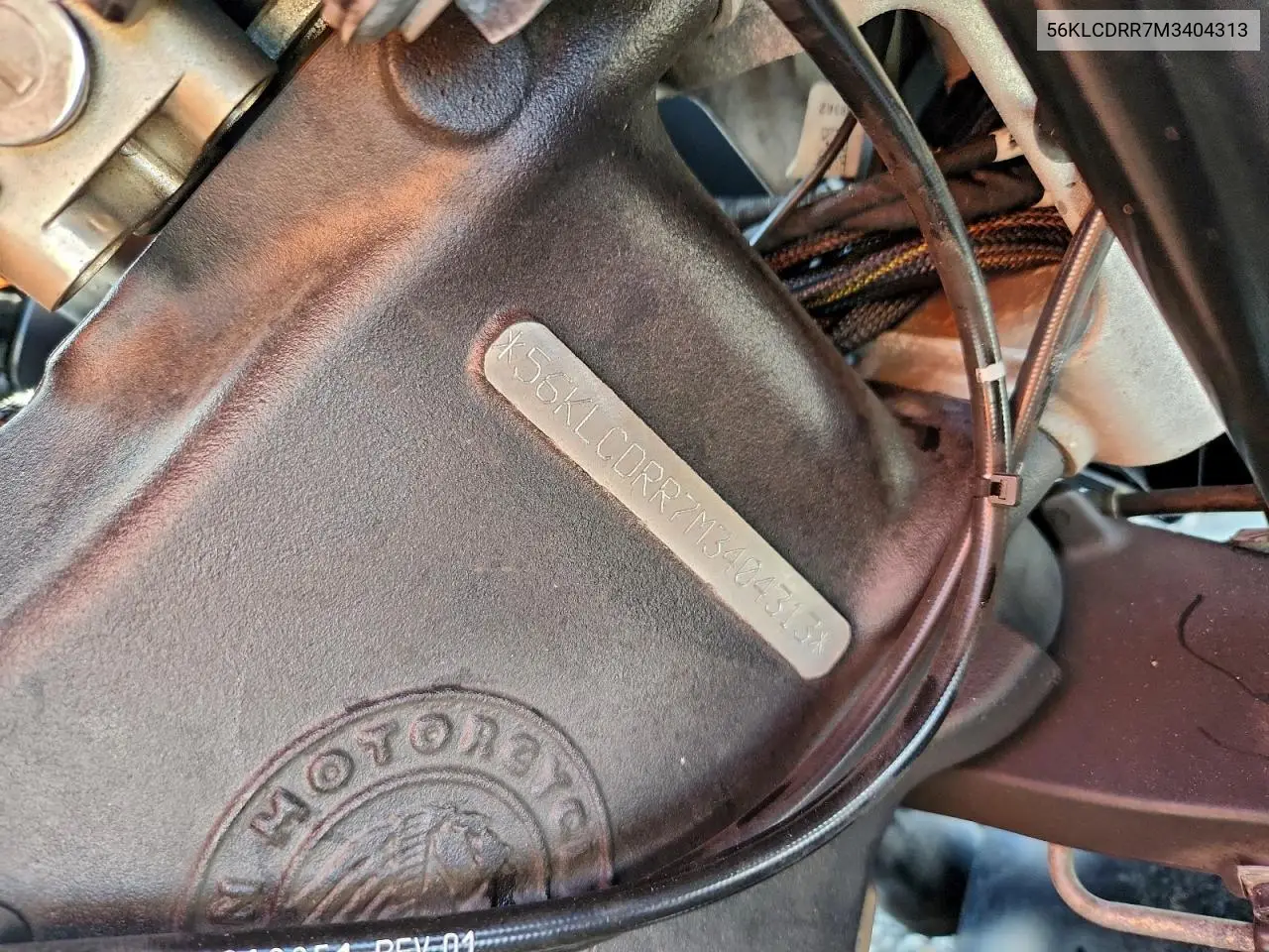 56KLCDRR7M3404313 2021 Indian Motorcycle Co. Challenger Dark Horse