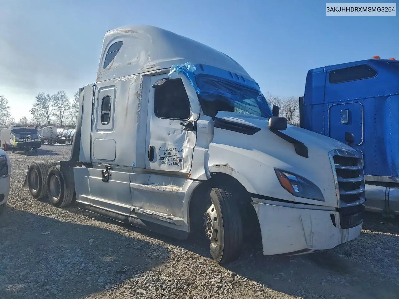 3AKJHHDRXMSMG3264 2021 Freightliner Cascadia 126