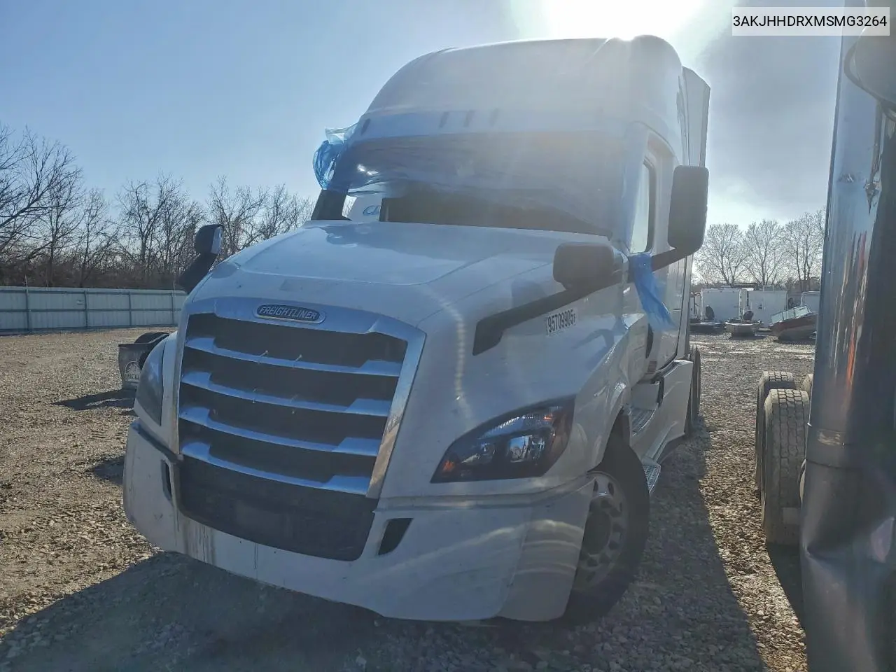 3AKJHHDRXMSMG3264 2021 Freightliner Cascadia 126