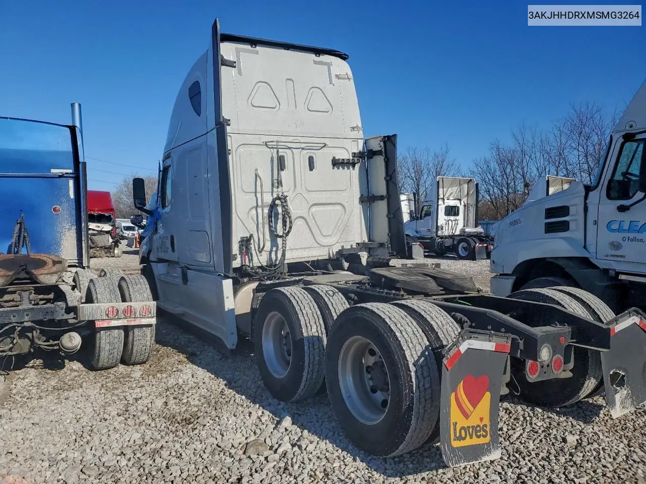 3AKJHHDRXMSMG3264 2021 Freightliner Cascadia 126