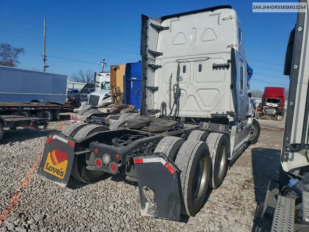 3AKJHHDRXMSMG3264 2021 Freightliner Cascadia 126
