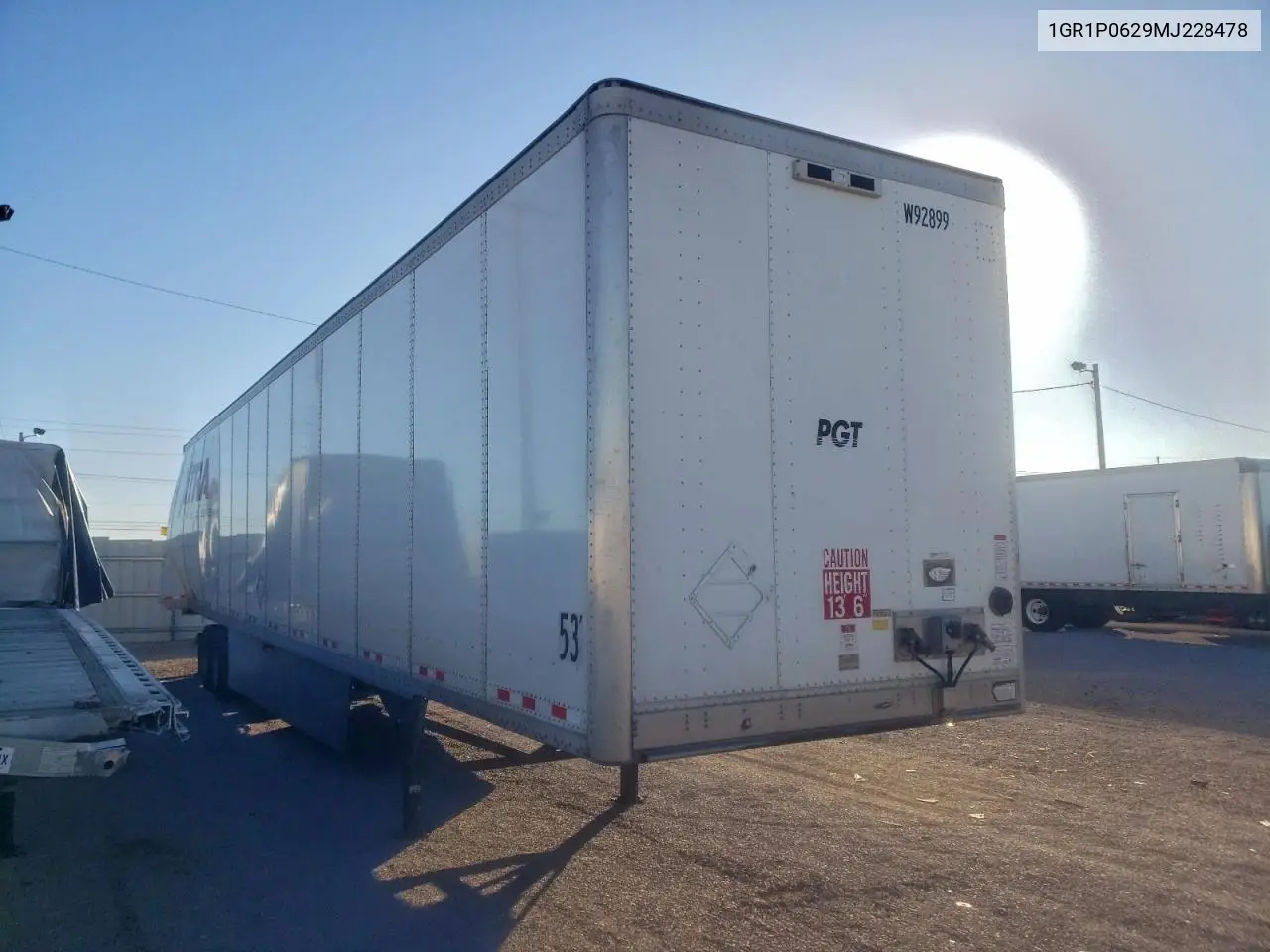 2021 Great Dane Cc-3313-21053 Dry Van Trailer VIN: 1GR1P0629MJ228478 Lot: 96247185