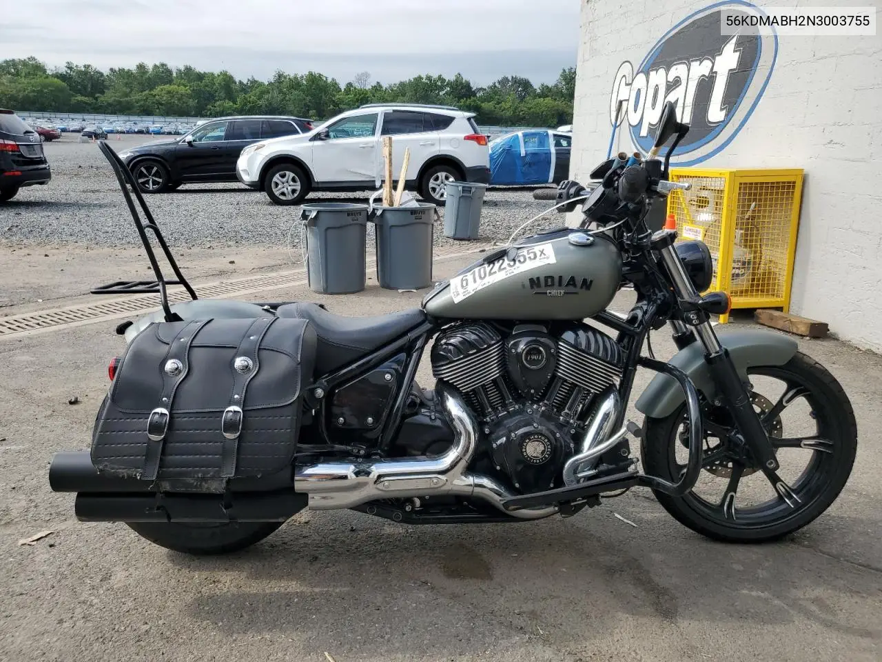 56KDMABH2N3003755 2022 Indian Motorcycle Co. Chief Dark Horse Abs