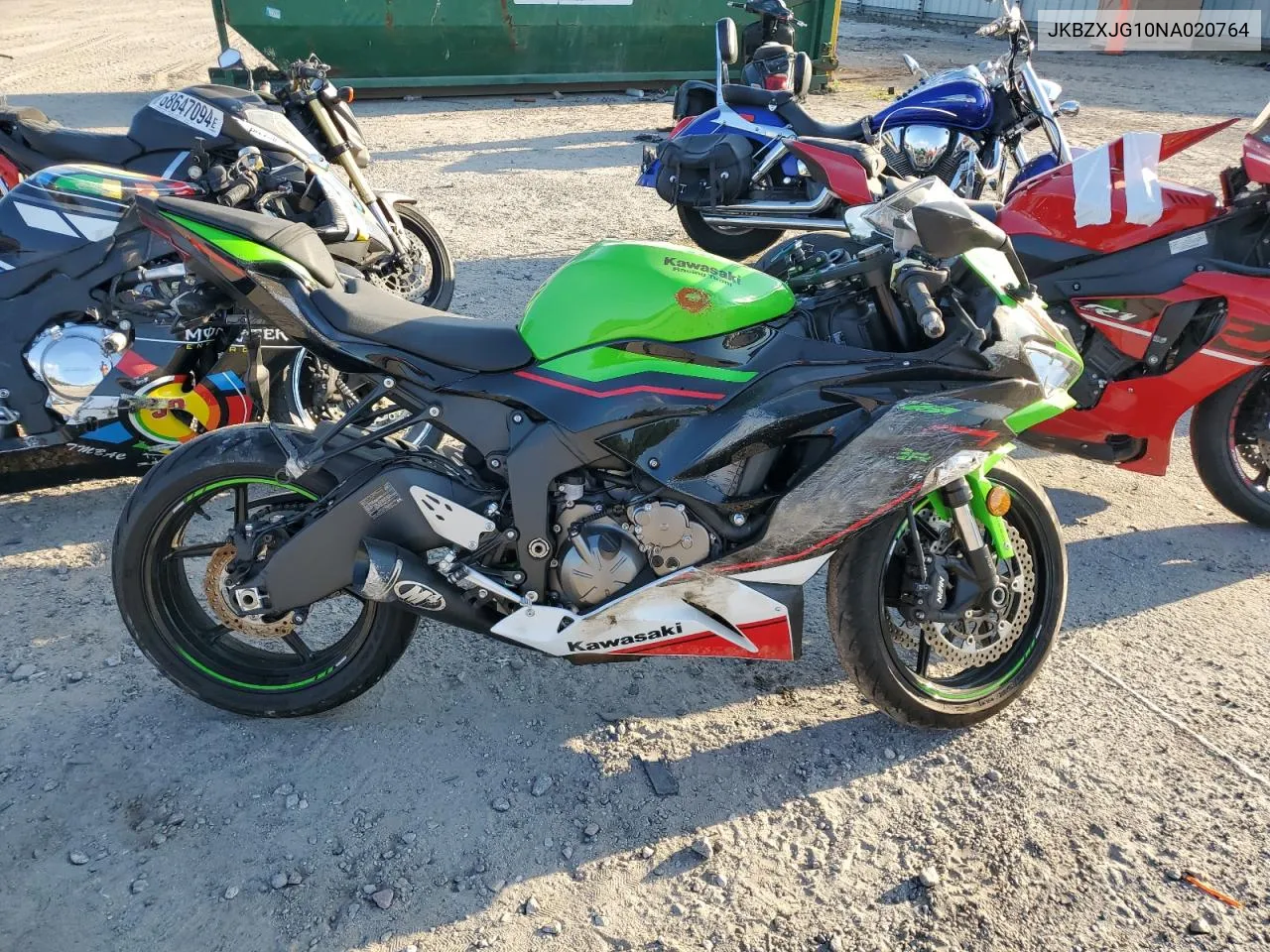 JKBZXJG10NA020764 2022 Kawasaki Zx636 K