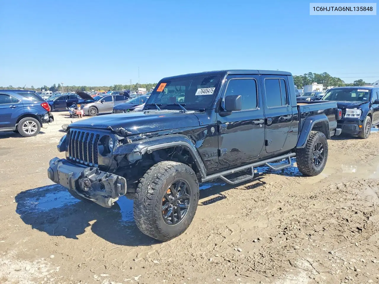 1C6HJTAG6NL135848 2022 Jeep Gladiator Sport